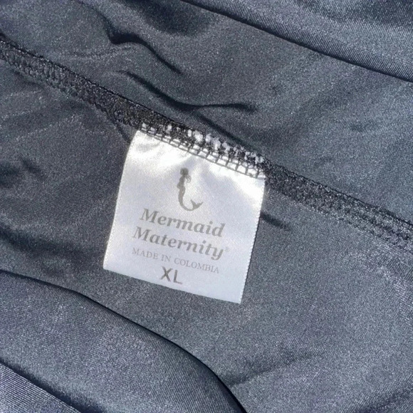 Mermaid Maternity Swim Skirt with Briefs, Size XL,‎ Black, Like New - Picture 3 of 5